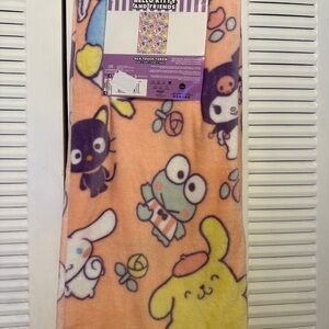 Sanrio Characters Fleece Throw Blanket